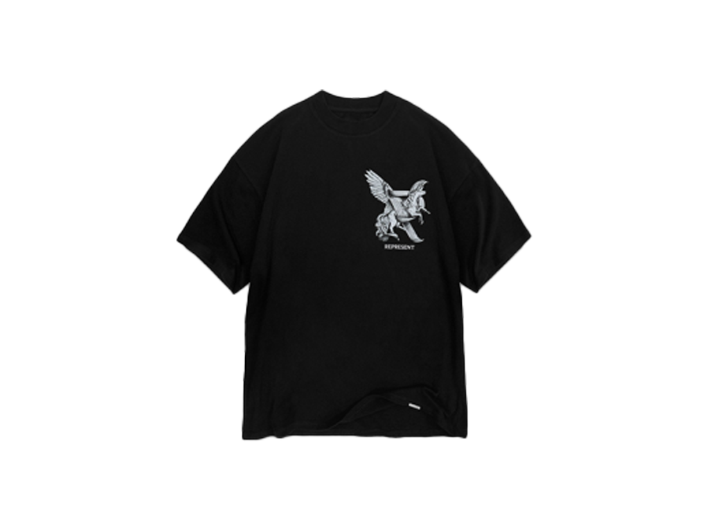 Represent Elegance In Motion T-Shirt Jet Black-Represent-pikastore.cz