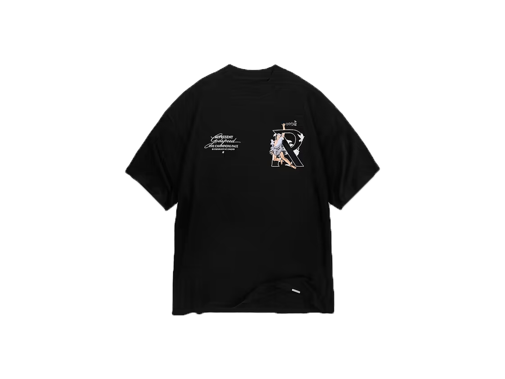 Represent Hermes T-Shirt Jet Black