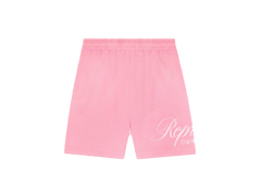 Represent Owners Club Script Mesh Shorts Pink