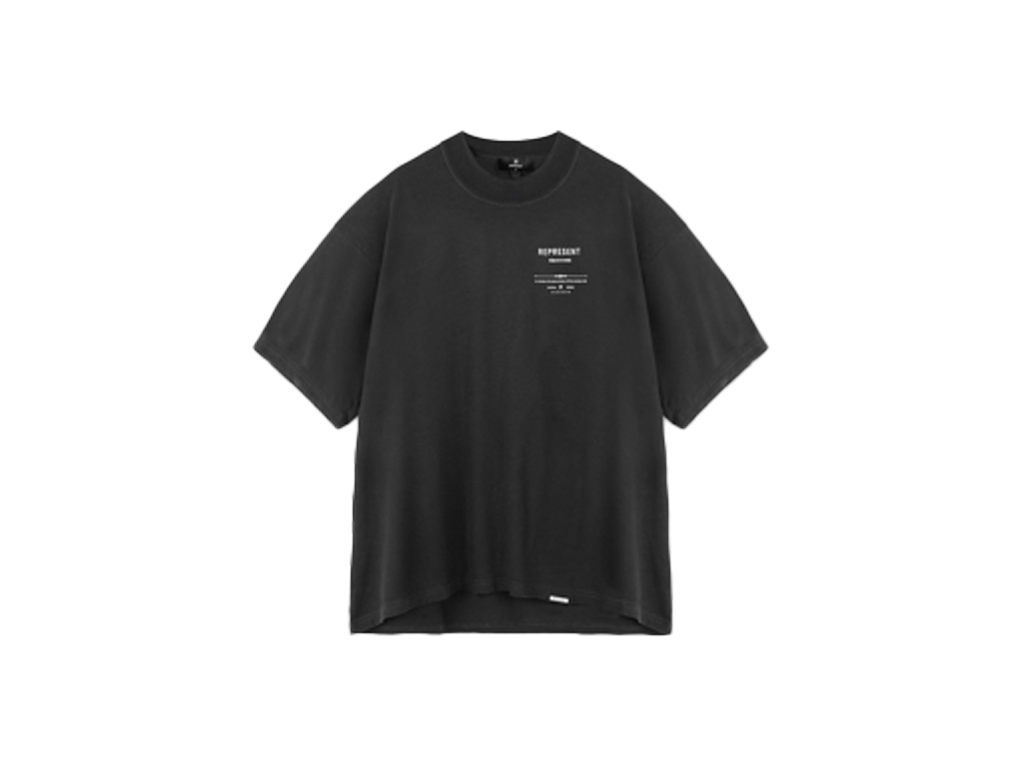 Represent Revere Manor T-Shirt Stained Black-Represent-pikastore.cz