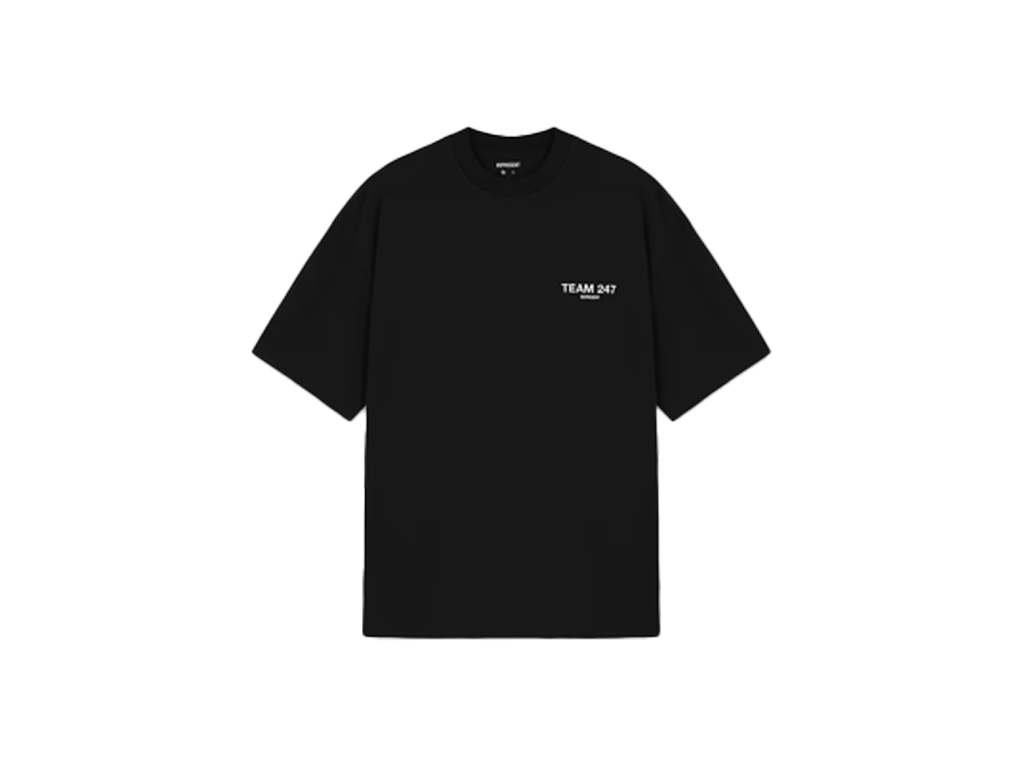 Represent Team 247 Oversized T-Shirt Black-Represent-pikastore.cz