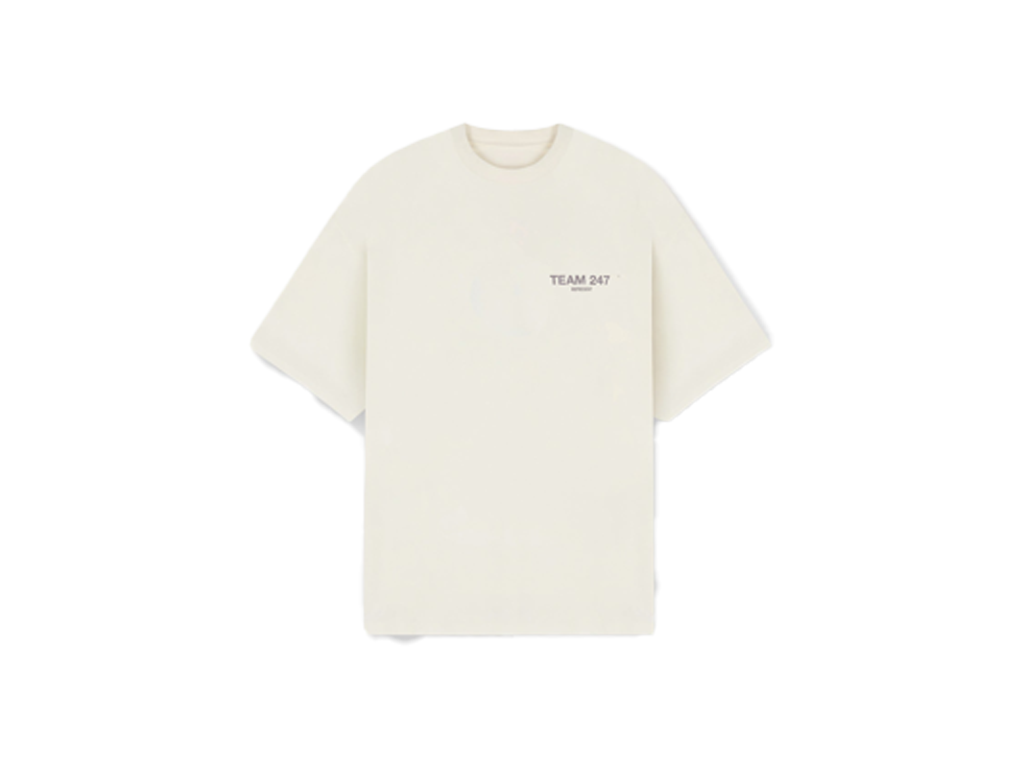 Represent Team 247 Oversized T-Shirt Cream-Represent-pikastore.cz