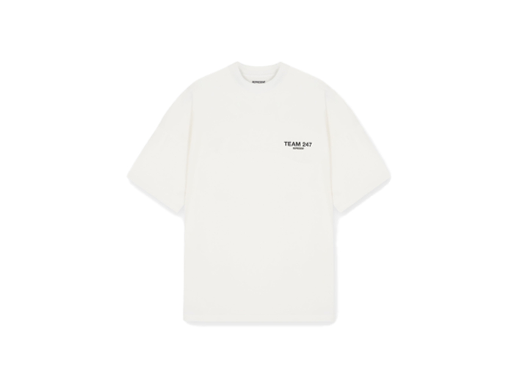Represent Team 247 Oversized T-Shirt Flat White-Represent-pikastore.cz