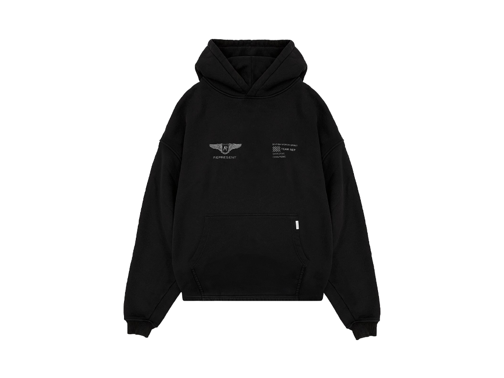 Represent Team Rep Hoodie Black-Represent-pikastore.cz