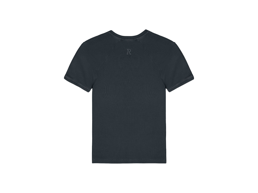 Represent WMNS Initial Rib Baby T-Shirt Washed Black-Represent-pikastore.cz