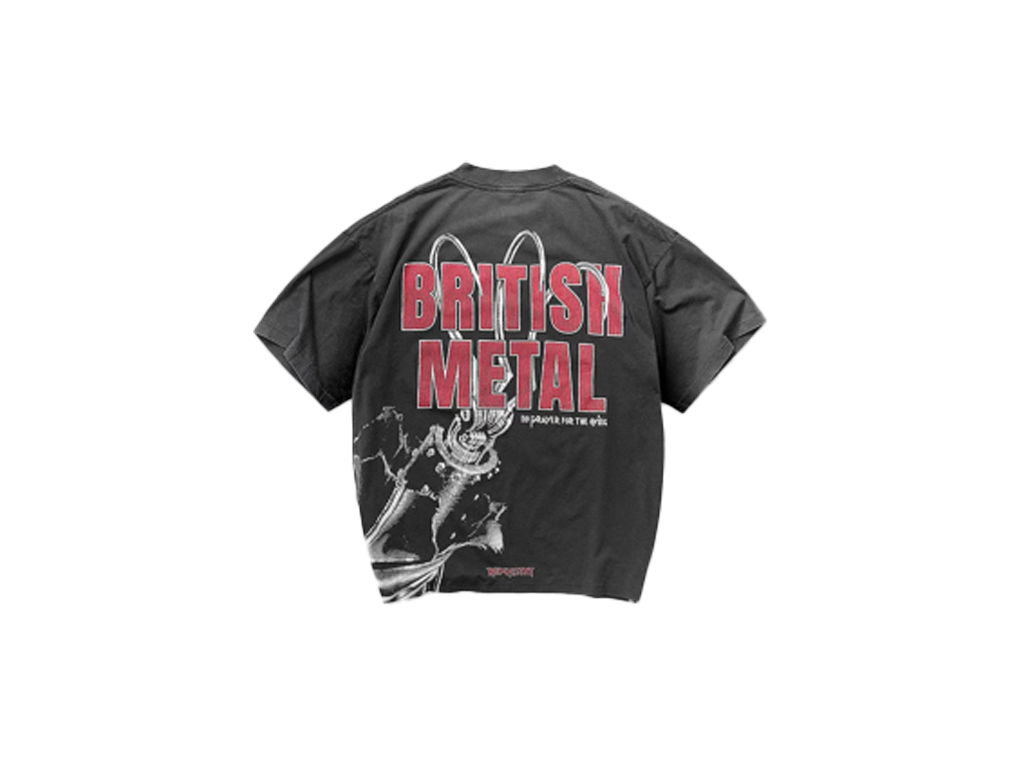Represent X Iron Maiden British Metal T-Shirt Stained Brown-Represent-pikastore.cz