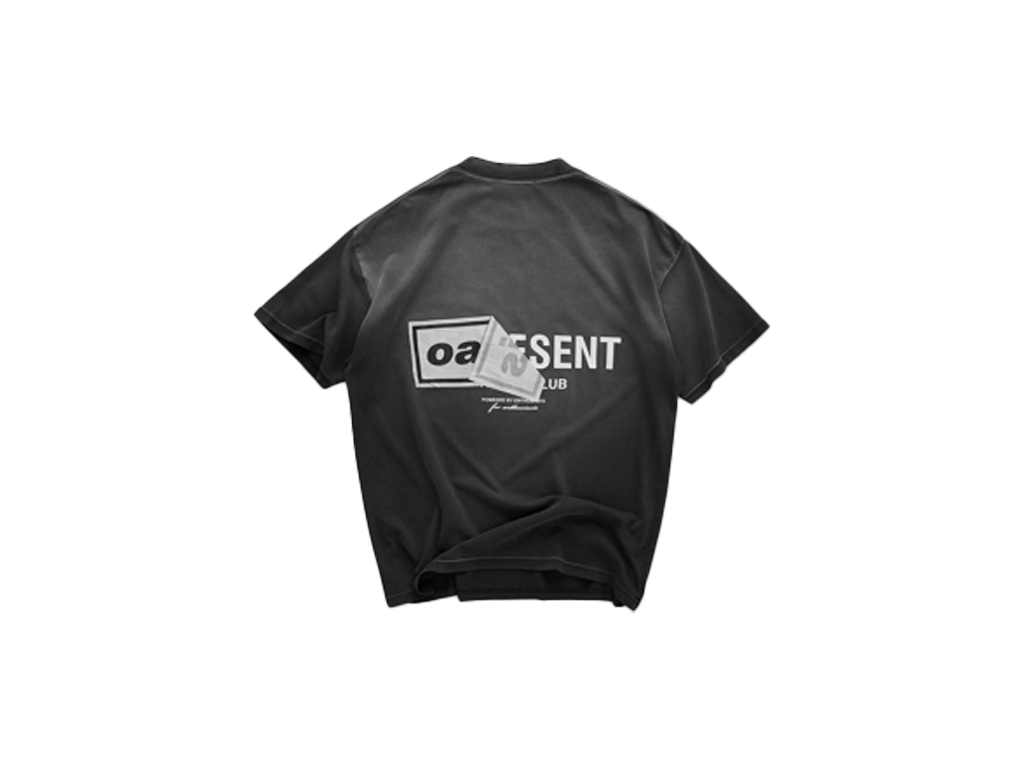 Represent X Oasis Owners Club T-Shirt Stained Black-Represent-pikastore.cz