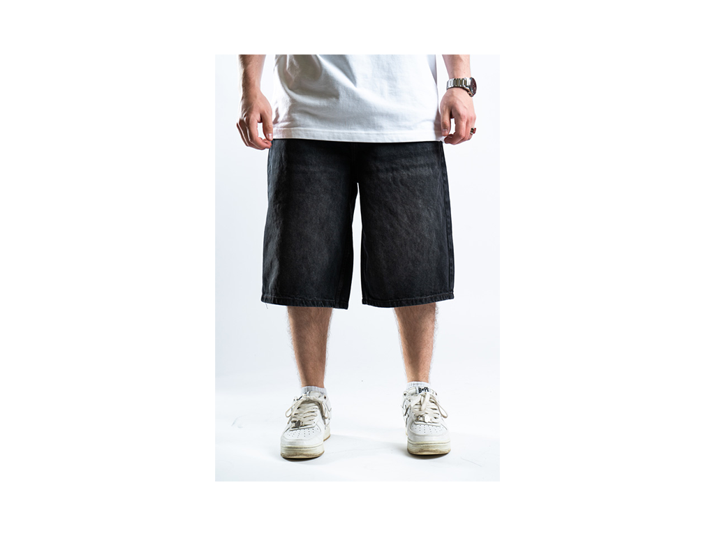 Custom Star Shorts Black v1-Kalhoty-Custompantsprg-pikastore.cz