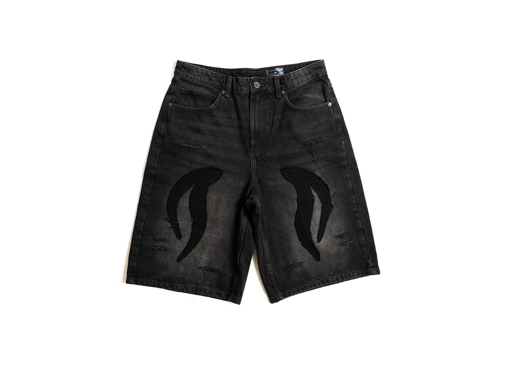 Custom Tribal Shorts Black-Kalhoty-Custompantsprg-pikastore.cz