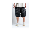 Custom Distressed Shorts Black-Kalhoty-Custompantsprg-pikastore.cz