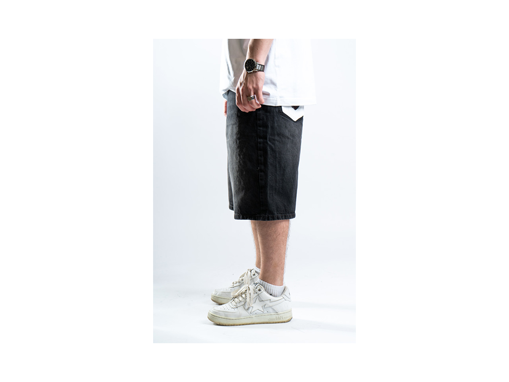 Custom Star Shorts Black v2-Kalhoty-Custompantsprg-pikastore.cz