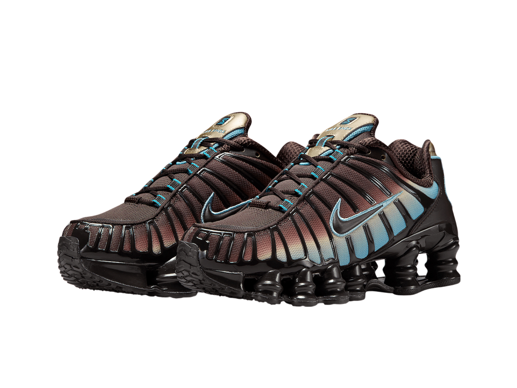 Nike Shox TL Velvet Brown Denim Turquoise-Nike-pikastore.cz