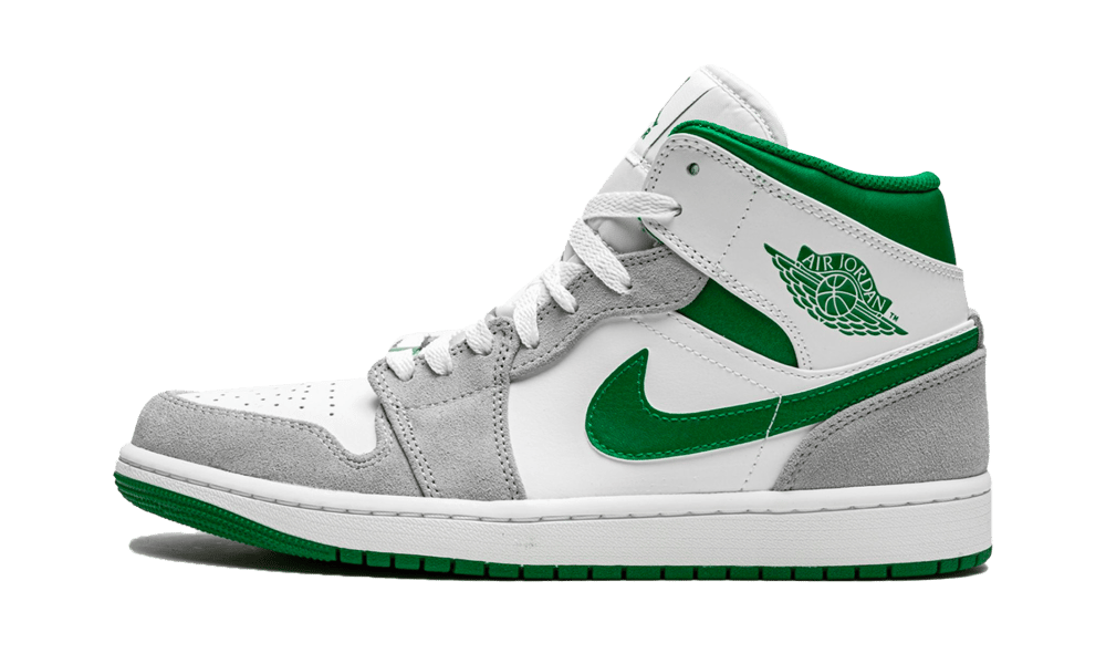 Nike Air Jordan 1 Mid SE Grey Green-sneakers-Air Jordan-pikastore.cz