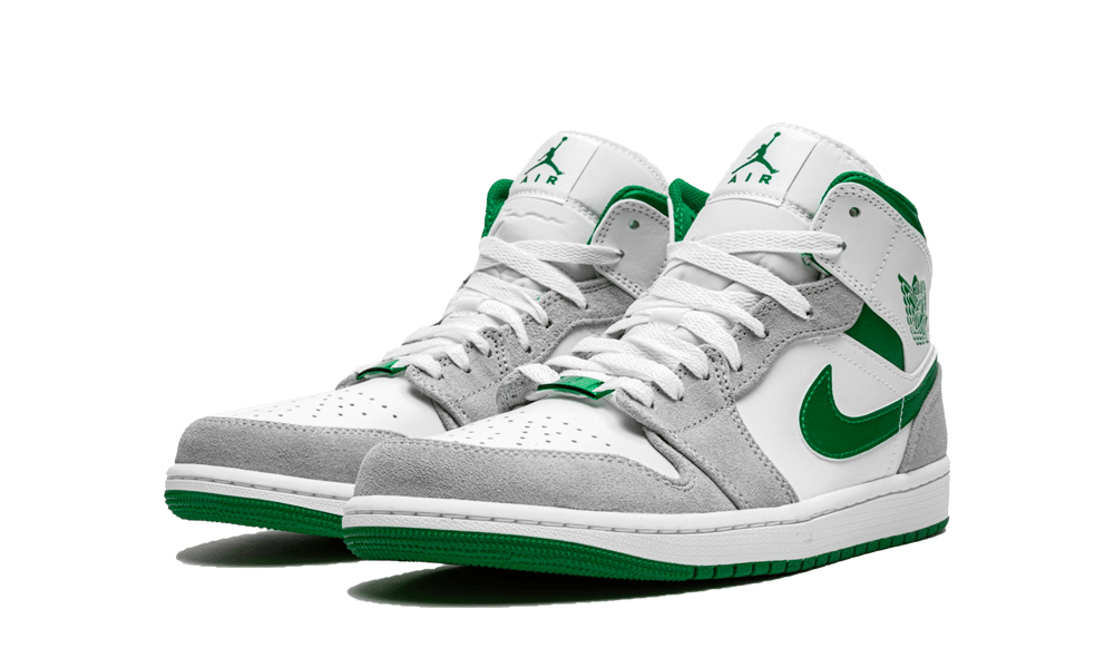 Nike Air Jordan 1 Mid SE Grey Green-sneakers-Air Jordan-pikastore.cz