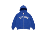 Supreme Arc Thermal Lined Zip Up Hooded Sweatshirt Royal