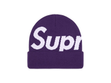 Supreme Big Logo Beanie (FW25) Purple