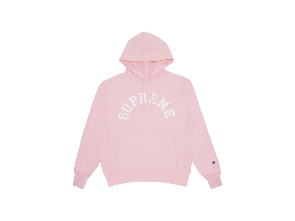 Supreme Champion Hooded Sweatshirt (SS25) Pink-Supreme-pikastore.cz