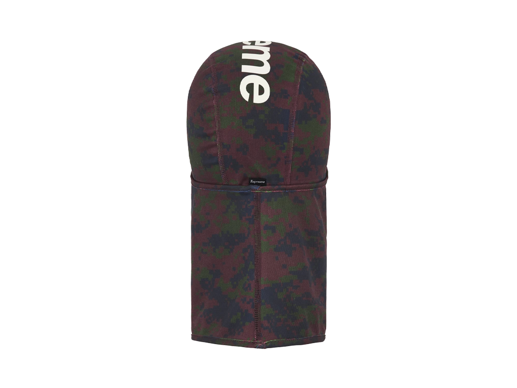 Supreme Heat Reactive Digi Camo Balaclava Black