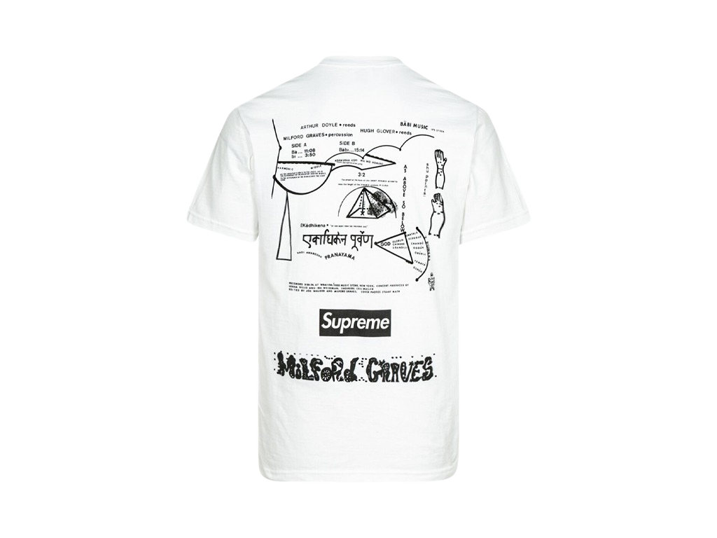 Supreme Milford Graves Tee White-Supreme-pikastore.cz