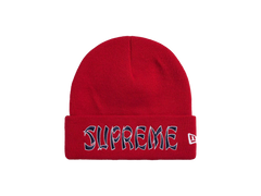 Supreme New Era Action Beanie Red