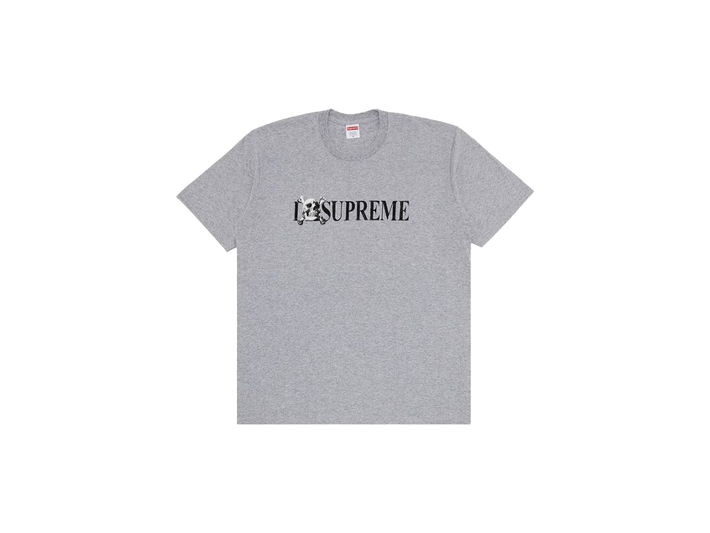 Supreme Skull Tee Heather Grey-Supreme-pikastore.cz