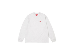 Supreme Small Box Long-Sleeve Tee Ash Grey