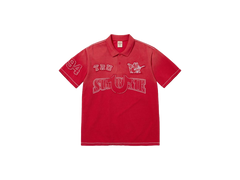 Supreme True Religion Applique Polo Red
