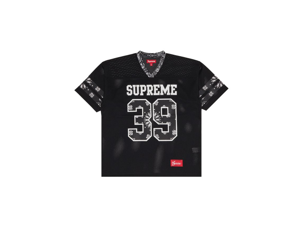 Supreme Bandana Football Jersey 黒　Lサイズ Supreme Bandana Football Jersey Black – pikastore.cz