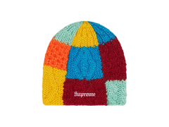 Supreme Block Knit Beanie Multicolor