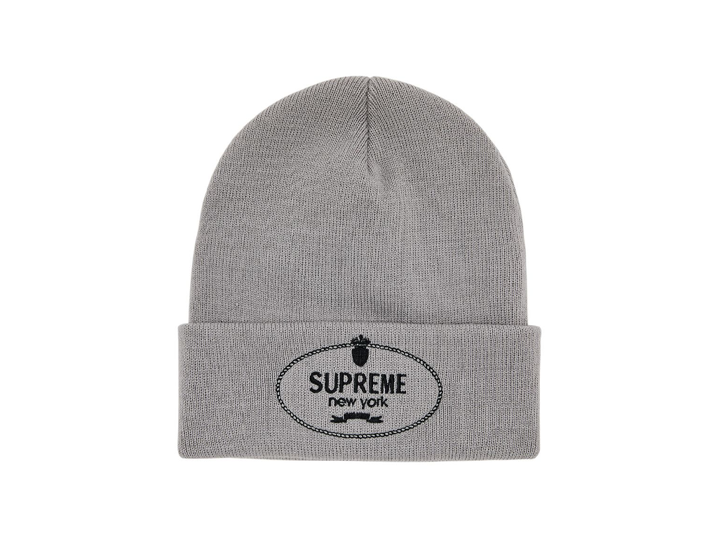 Supreme Crest Beanie Grey – pikastore.cz Supreme Crest Beanie Grey – pikastore.cz