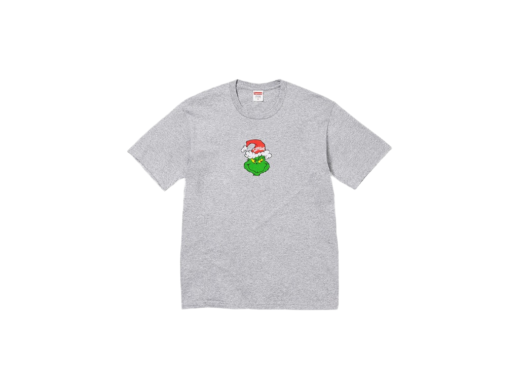 Supreme Grinch Tee Heather Grey-Supreme-pikastore.cz