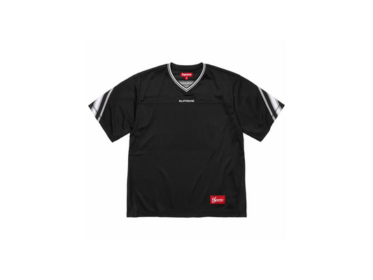 Supreme Jacquard Rib Football Jersey Black