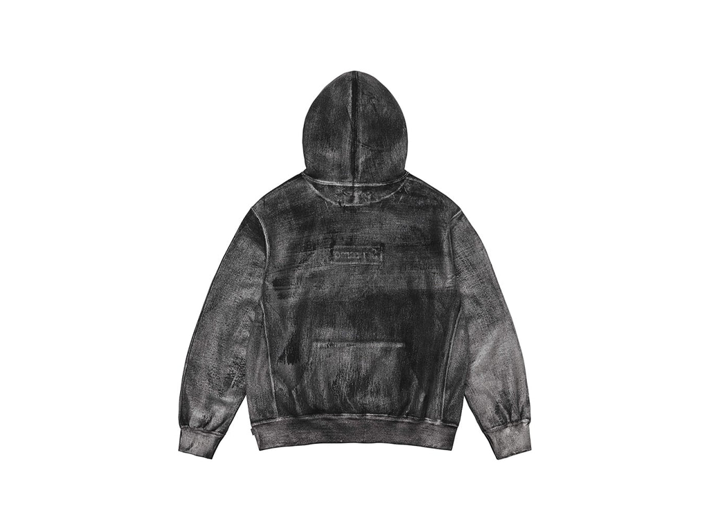 Supreme MM6 Maison Margiela Foil Box Logo Hooded Sweatshirt Black-Supreme-pikastore.cz