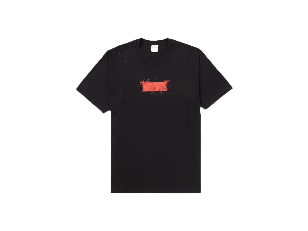 Supreme Ralph Steadman Box Logo Tee Black-Supreme-pikastore.cz