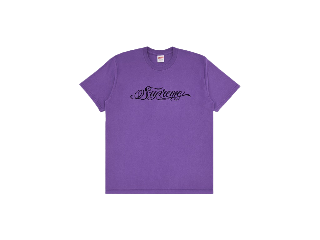 Supreme Script Tee Purple-Supreme-pikastore.cz