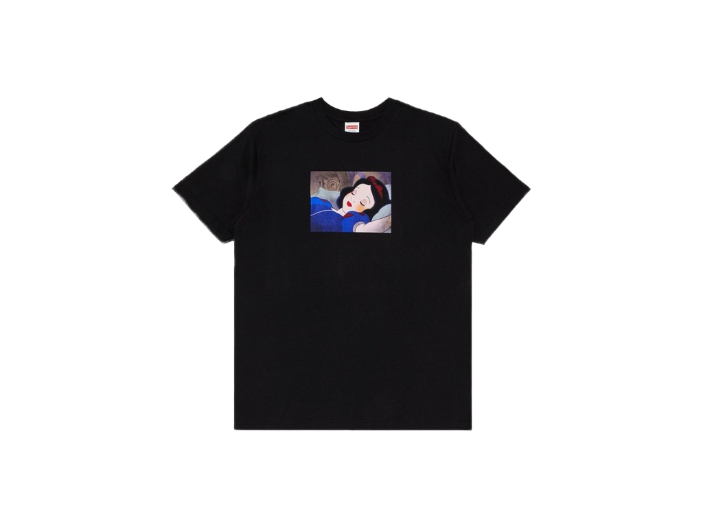 Supreme Snow White Tee Black-Supreme-pikastore.cz