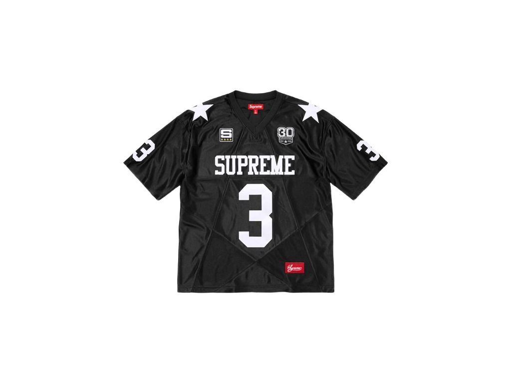 トップス Supreme Star Football Jersey Black M Supreme Star Football Jersey Black – pikastore.cz