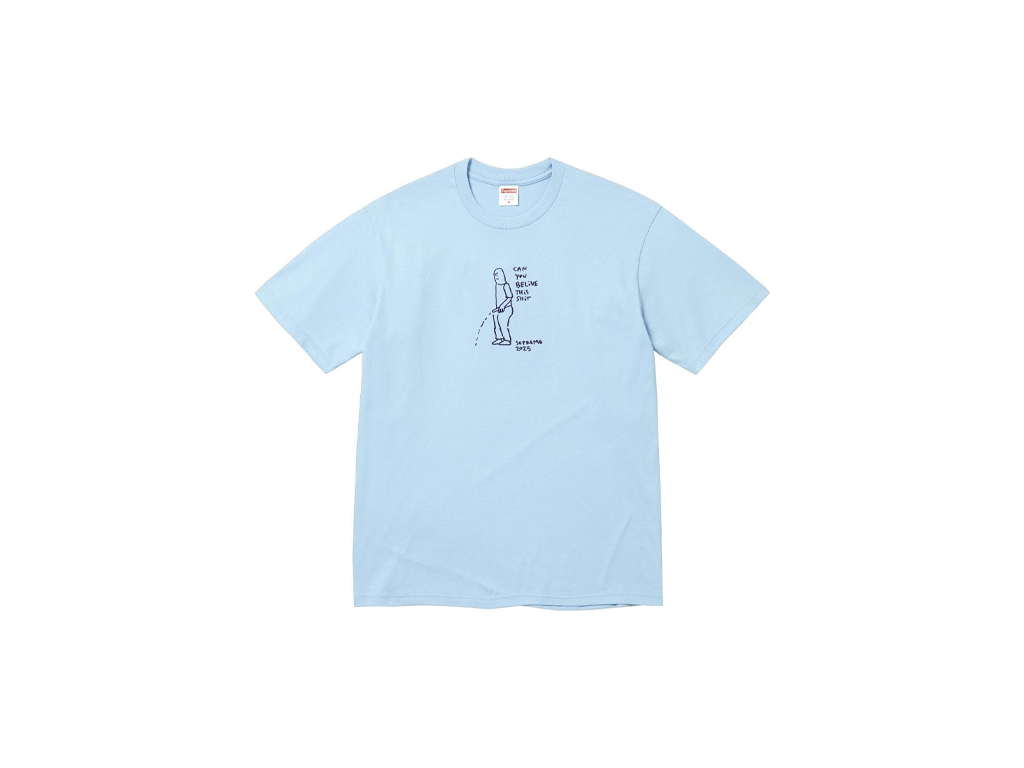 Supreme Tee Piss Tee Powder Blue-Supreme-pikastore.cz