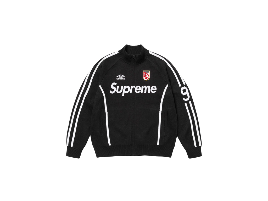 Supreme Umbro Zip Up Sweater Black – pikastore.cz