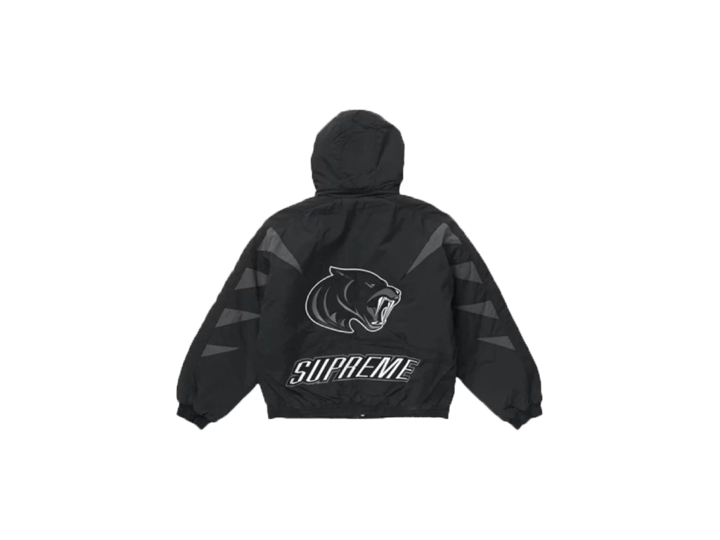 Supreme Wildcat Sideline Puffer Jacket Black-Supreme-pikastore.cz