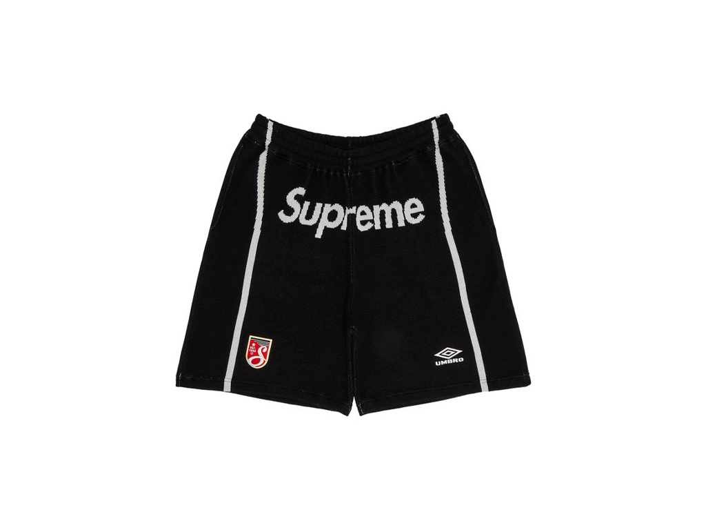 ウェア Supreme Umbro Knit Soccer Short Black XL Supreme Umbro Soccer Short Black Men's - SS22 - US