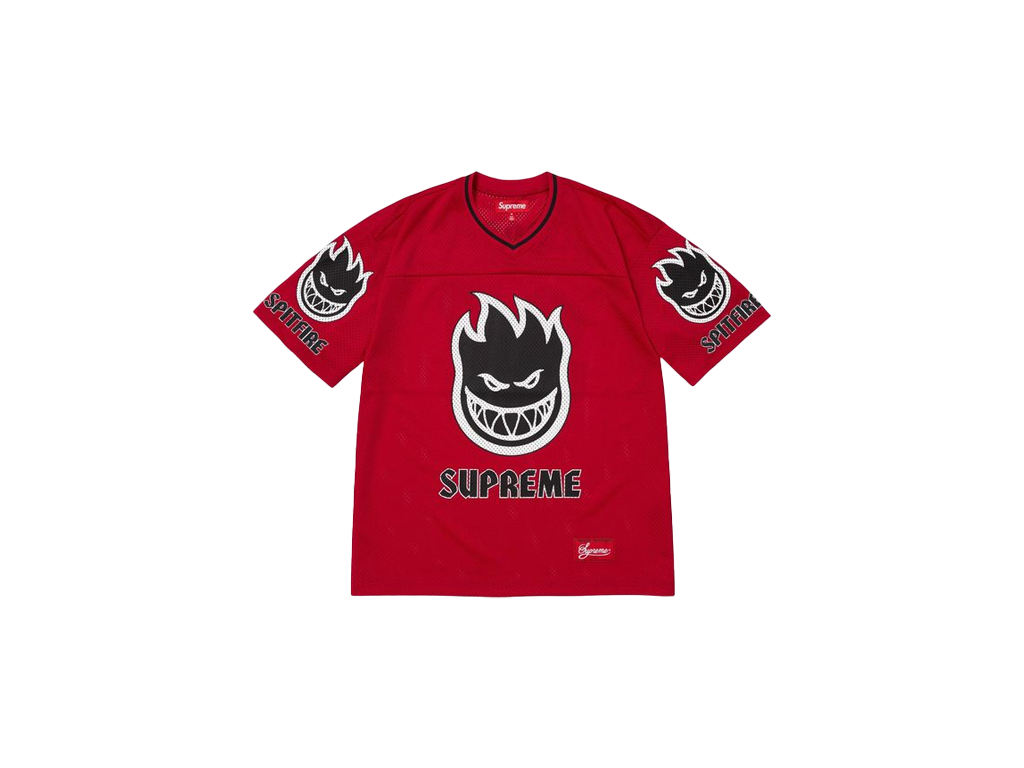 Supreme x Spitfire Jersey Red