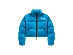 The North Face Nuptse Short Jacket in Acoustic Blue