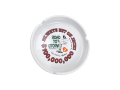 Travis Scott Road to Utopia Las Vegas Ashtray White