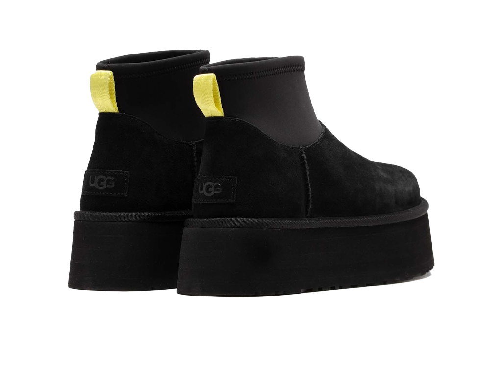 UGG Classic Mini Dipper Boot Black Yellow-UGG-pikastore.cz