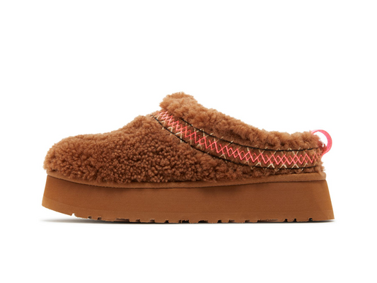 UGG Wmns Tazz Braid Slipper Hardwood