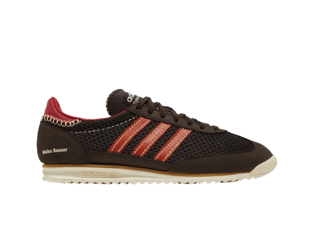 Wales Bonner x adidas SL72 Knit Brown – tenisky – fotka 3 z 5