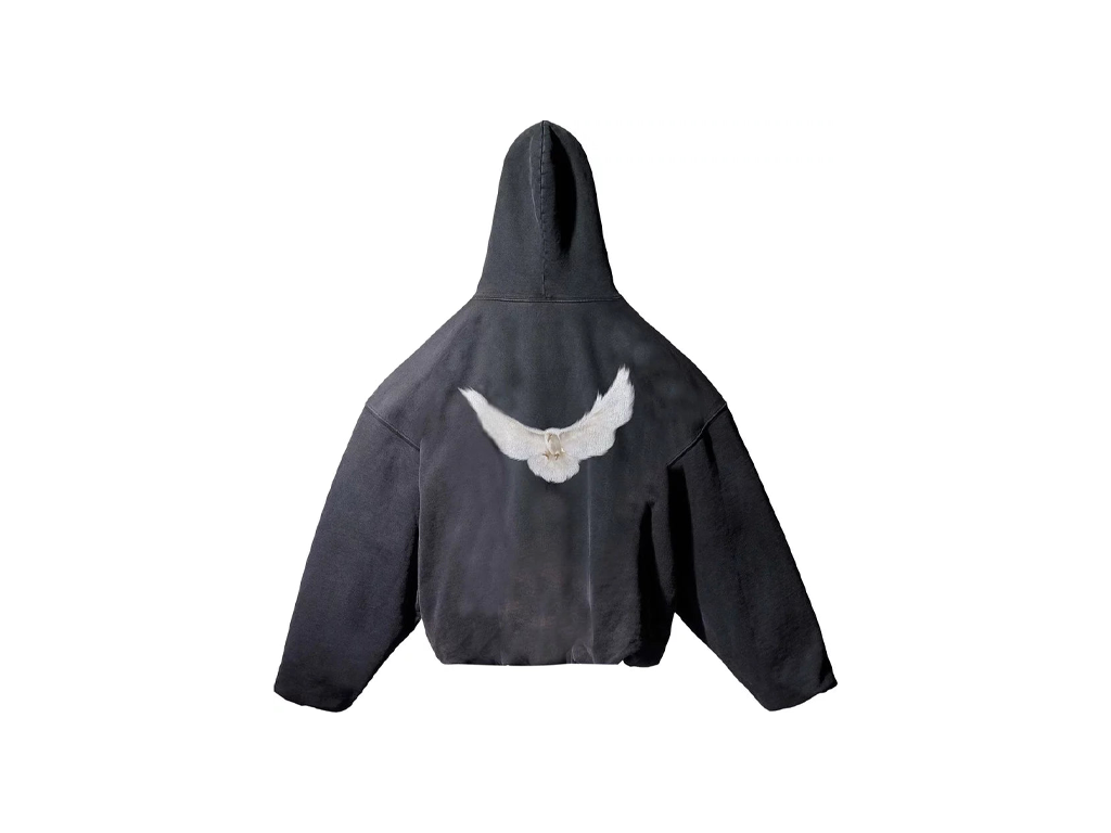 Yeezy Gap Engineered by Balenciaga Dove Hoodie Washed Black-Yeezy-pikastore.cz