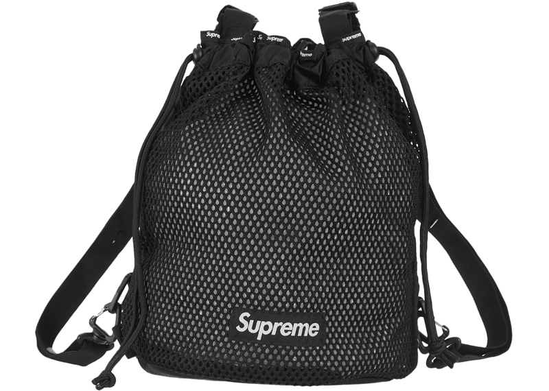 Supreme Mesh Small S23 Backpack Black-Supreme-pikastore.cz