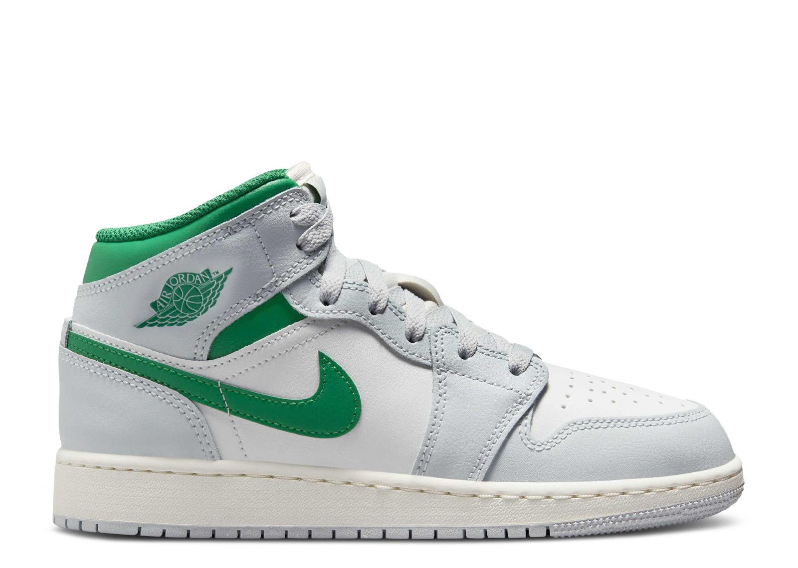 Air Jordan 1 Mid GS Summit White Pine Green-Air Jordan-pikastore.cz